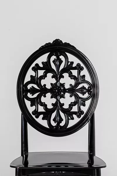 6 Venus Black Chairs / Balcony-Garden-Kitchen