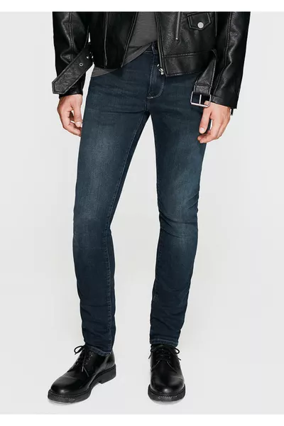 -Fw James Shaded Ink Blau Jet Black Herren Jeans
