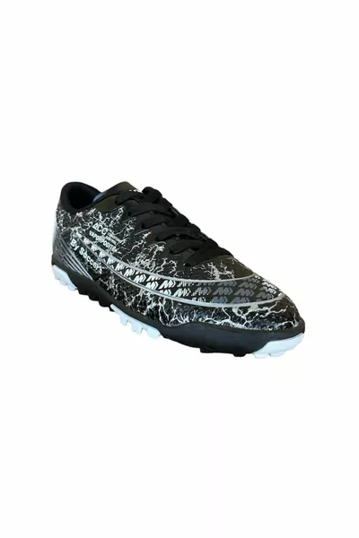 Мъжки удобни обувки Astroturf ЧЕРНО БЯЛО