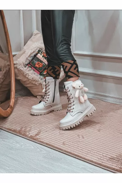 أحذية أطفال للجنسين تيدي بير العظام دائم عدم الانزلاق الوحيد