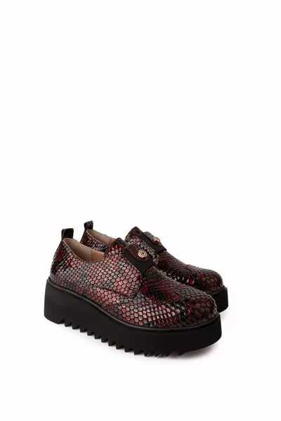 Гумени обувки от естествена кожа ast.