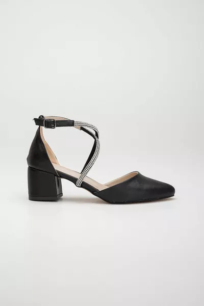 كعب كعب كلاسيكي كروس ستون للسيدات