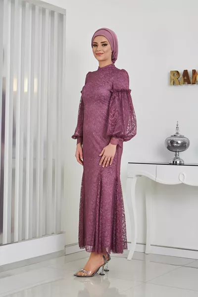 Eylül вечерна рокля люляк