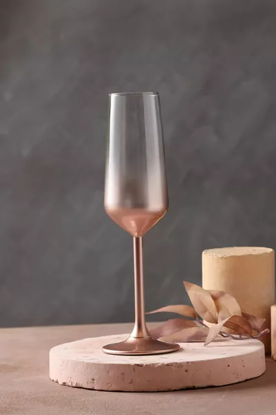 Glow 2er Set Champagnergläser Rose  ml