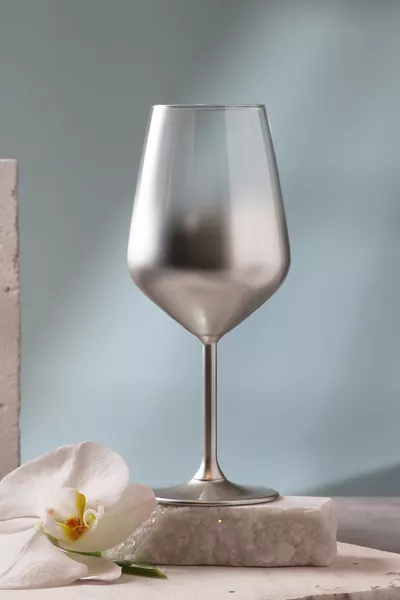 Glow 6'lı Su Kadehi Seti Silver  cc