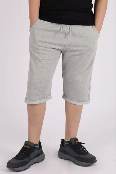 Boys' Basic Double Cuff Pocket Shorts Capri