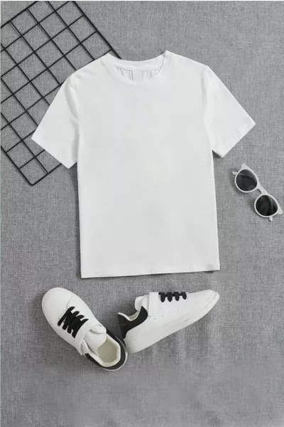  Years Cotton Plain Color T-shirt for Girls and Boys