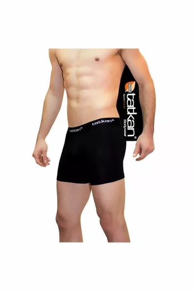 Мъжки боксер с 4 части от модал с ликра, здравословен, удобен, обгръща тялото, не избледнява