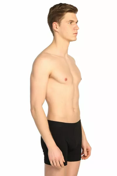 Мъжки черни боксерки с ликра, пакет от  бр. 