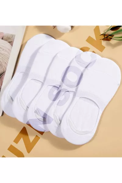 Безшевни мъжки и женски чорапи с силикон против хлъзгане, комплект от 5 броя