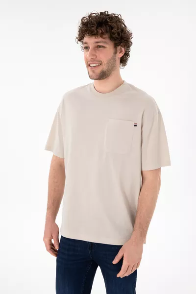 Мъжка тениска Comfort Fit с кръгло деколте 