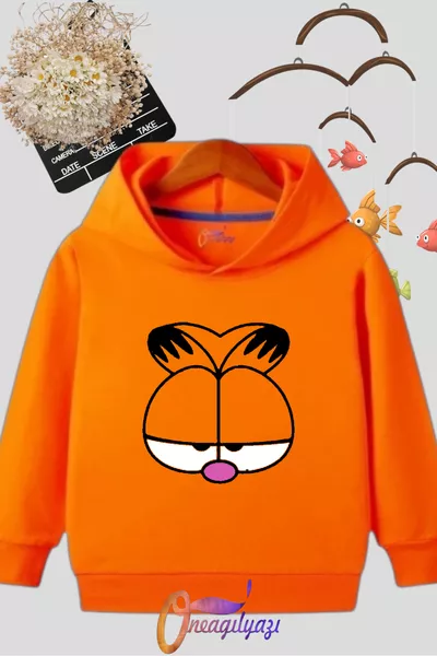 Printed Hooded Kids Sweatshirt