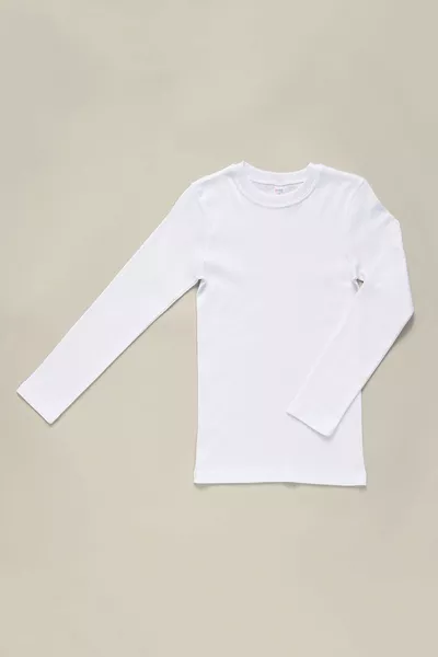  Ribbed Long Sleeve Unisex Children’s T-shirt