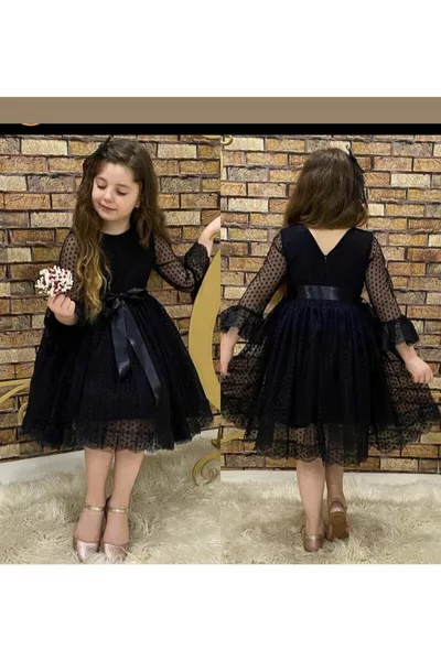 Robe de soirée en tulle pour fille