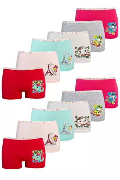 -Pack Girls' Boxer Shorts