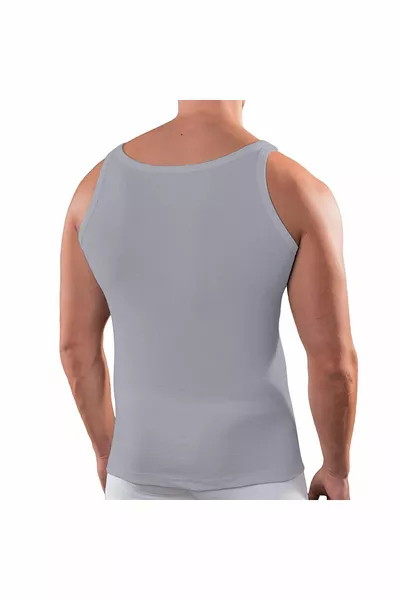 Confezione da 5 Canottiere Uomo Premium RIBANA SEZAR Extra Lunghe - Cotone Sottile Pettinato