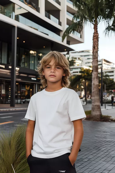 White Kid's T-shirt Unisex | % Cotton |