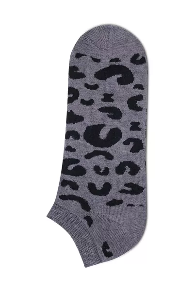 Calze Corte con Stampa Leopardo