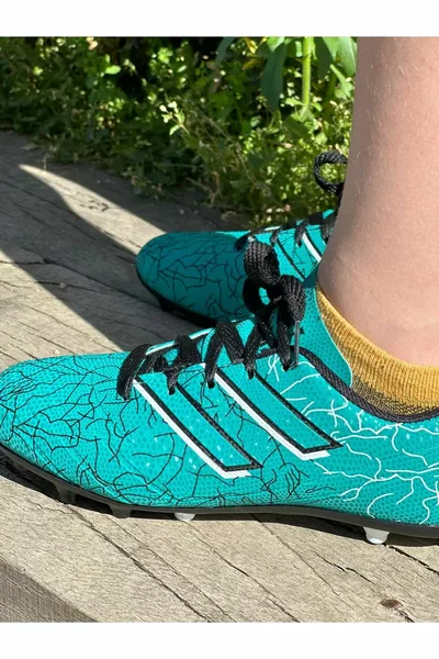 Снаряжение для мальчиков Футбольная обувь на шнуровке с искусственным покрытием