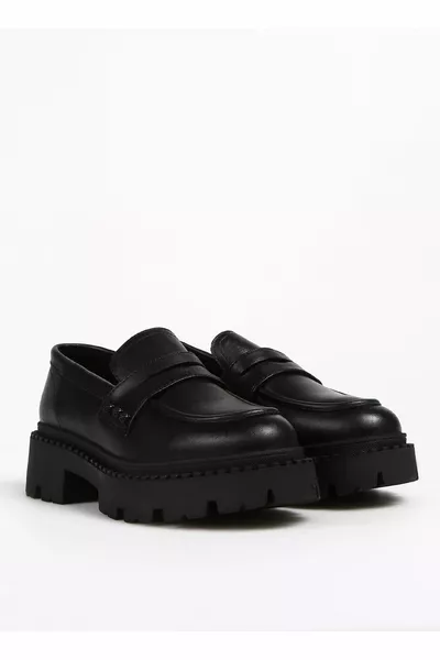 Black Women's Loafer  ZN