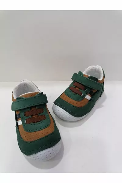 ECHT LEDEREN ORTHOPEDISCHE FIRST STEP SNEAKERS.