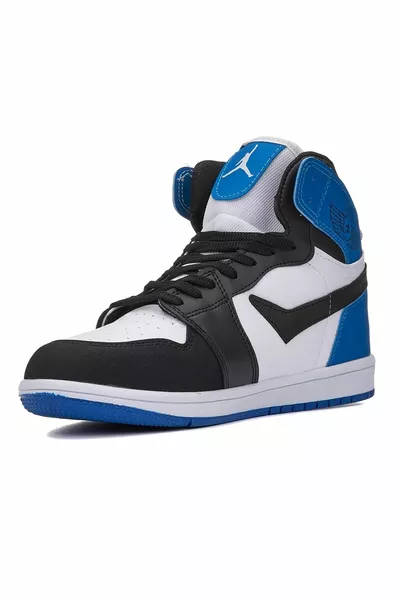 Weiß - Casual Unisex Sneaker Schnürung Leichte weiche rutschfeste Sohle Knöchel Basketballschuhe 