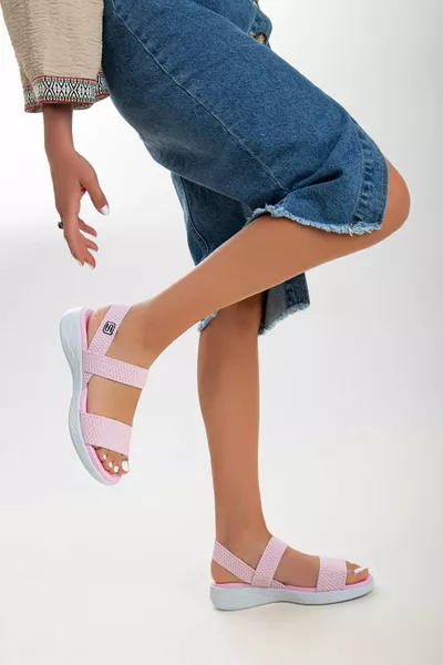 Damen Casual Sandalen /pink/