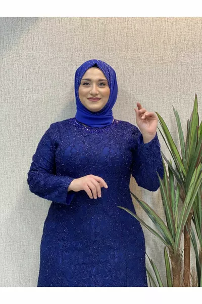 Saks Guipure avondjurken voor dames