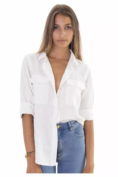 Relax Fit Льняная женская рубашка