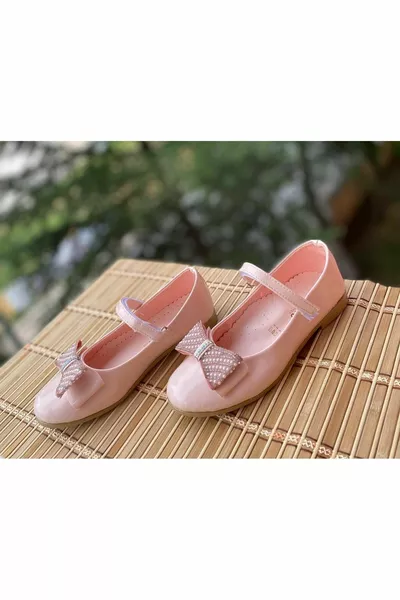 الفتيات القوس الحجر مفصلة الفيلكرو مساء الأحذية