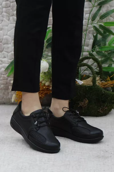  الراحة جلد طبيعي نتوء العظام مخصص أحذية نسائية