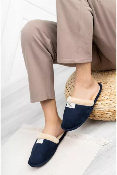 Soffici pantofole da casa per uomo donna Nessun rumore può essere lavato con pelliccia all'interno della suola