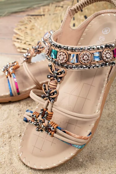 مارينا التشريحية غوجا أزياء الحجر عارضة المرأة الصنادل