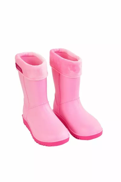 Waterdichte regenlaarzen met warme voering aan de binnenkant voor meisjes