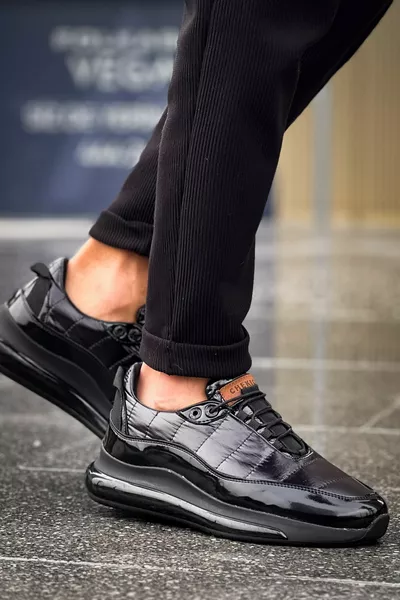 Segy  CST Sporty Runner herenschoenen ZWART