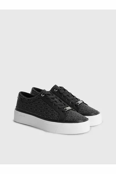 Flatform Cupsole Lace Up - Mono