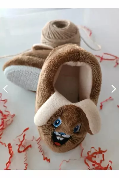 الأطفال الشتاء المحلية عدم الانزلاق أرنب الرقم القطيفة باندوف نموذج 