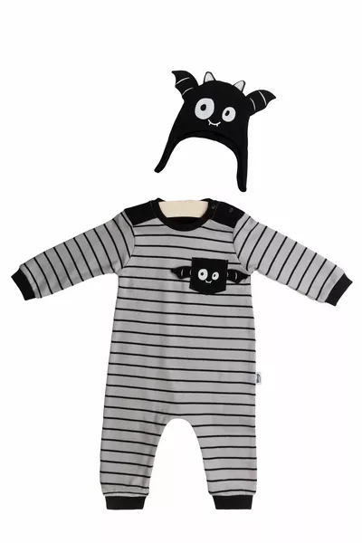 Bébé garçon 2 pièces salopette chapeau ensemble