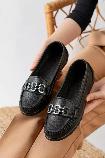 Vrouwen Ballerina's Lichtgewicht Comfortabele Zool Lederen Huid Moeder Schoenen