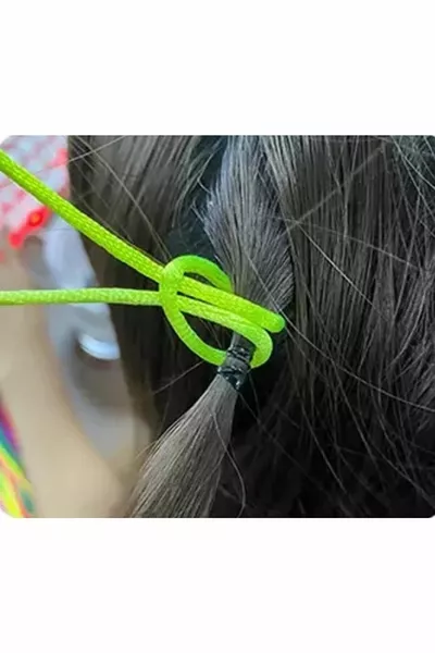 8 Colorful Hair Hairpiece Braid Ornament, Braid Rope, Vivid Colors Thick Rope
