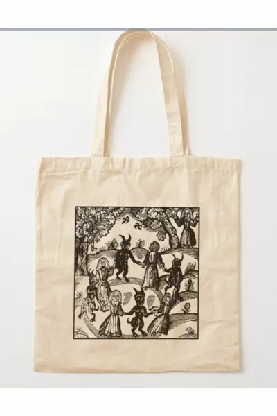 Dance With The Devil Raw Tote Bag