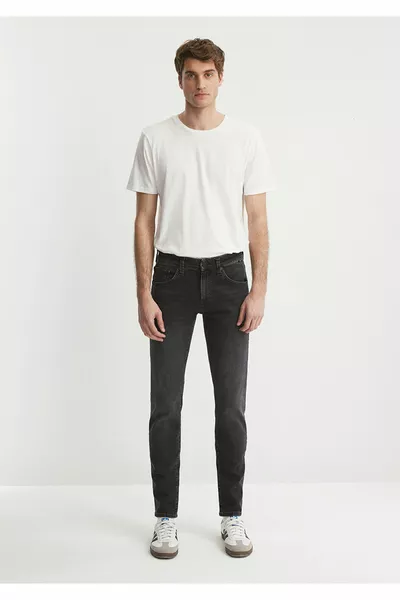 Kvnç Zwarte Smoke Grey Jeans 