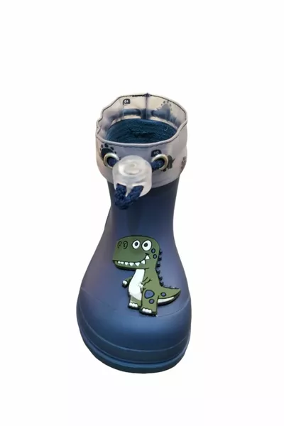  ДЕТСКИ БОТУШИ ЗА ДЪЖД MENDI DINO BLUE - ЗИМНИ ДЕТСКИ БОТУШИ