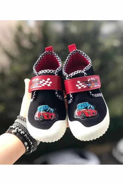 No Kids Panduf Nursery Home School Shoes Мягкая нескользящая подошва Velcro Детская обувь Стирка