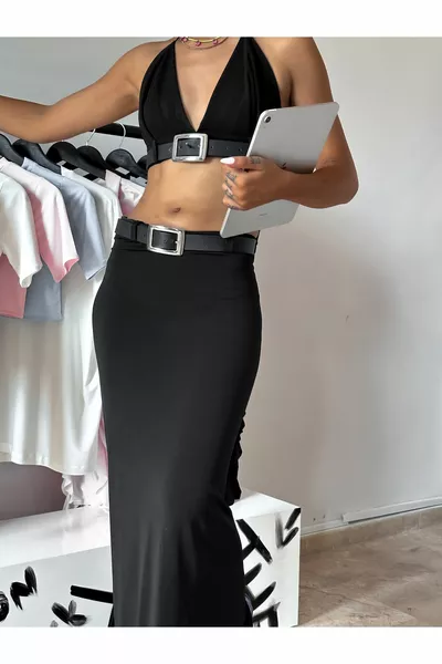 تصميم خاص أسود بدون حزام أسود Bralette