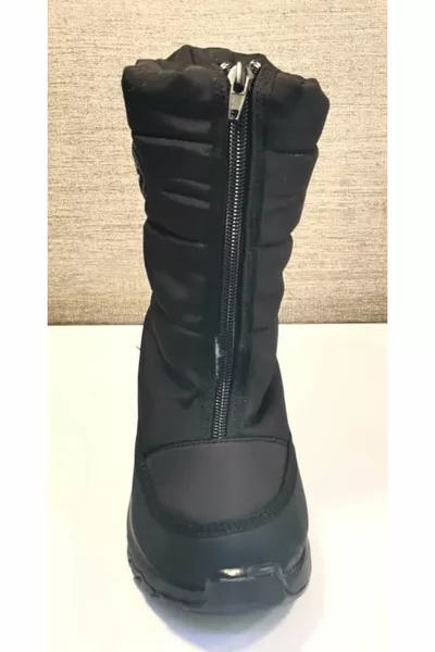  TS أحذية ثلجية مقاومة للماء للأطفال للجنسين أسود