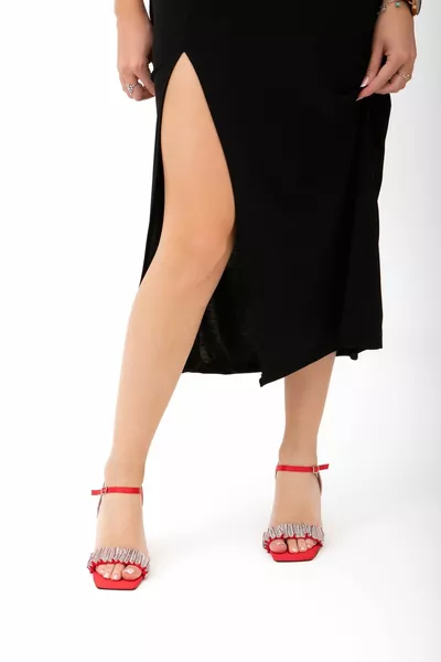 المرأة نباتي مساء اللباس أحذية Bn Ayk 