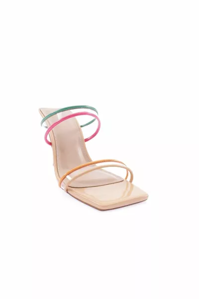 HEELED SANDALS WITH BAND DETAIL