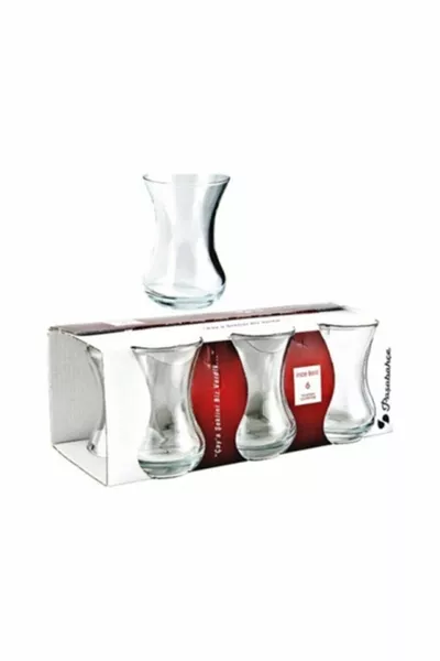 6'lı Ince Belli Vefa Çay Bardağı 