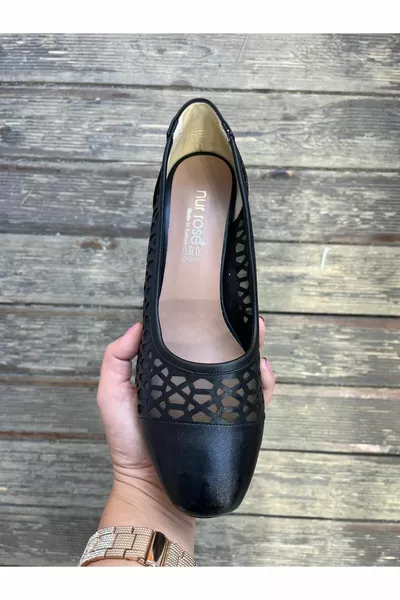 Femmes Noir Coupe Court Talons Épais Casual Casual Anatomique Classique Talons Soirée Robe Mère Chaussures